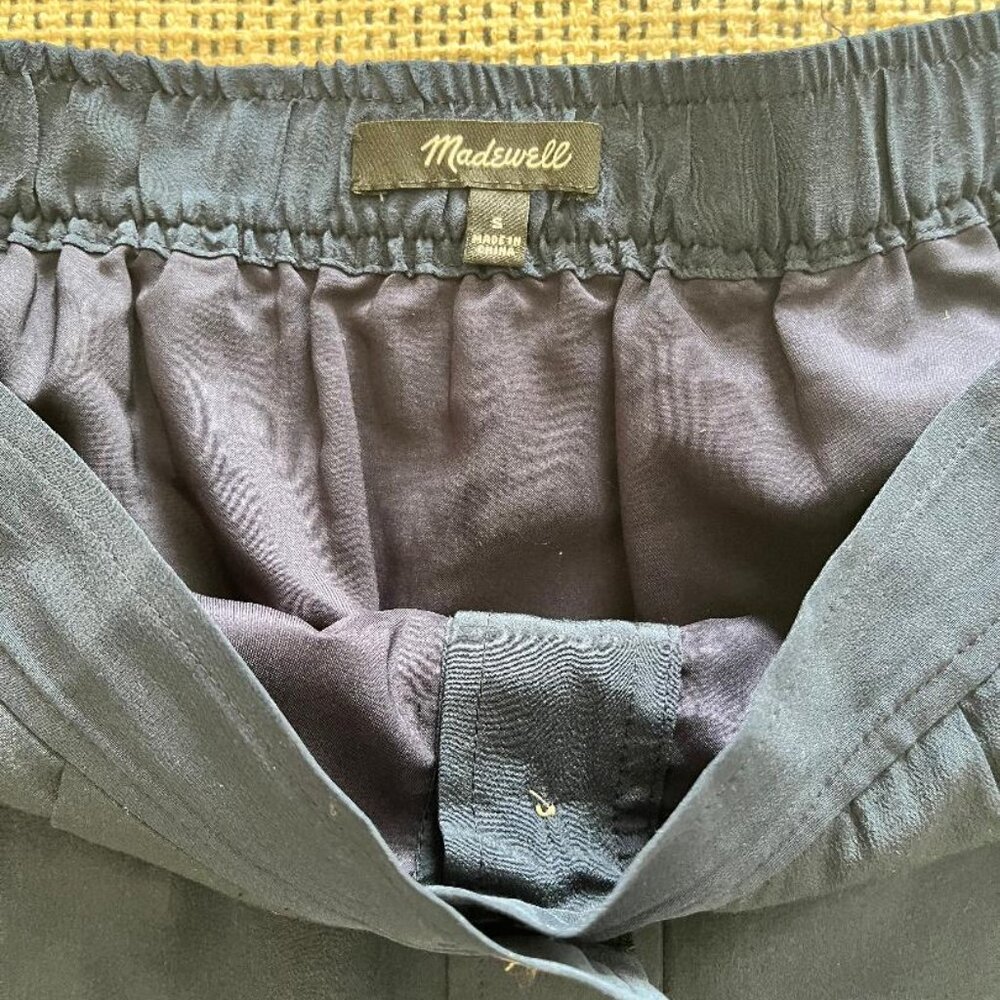 Madewell Button Skirt Size S in Blue - Picture 3 of 5